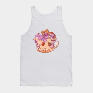 Sapphic Toadstool Frog Teapot Tank Top